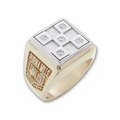 Maxim Series Men's Square Ring with Insert